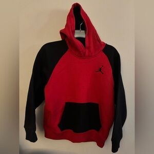 AIR JORDAN Red and Black Hoodie